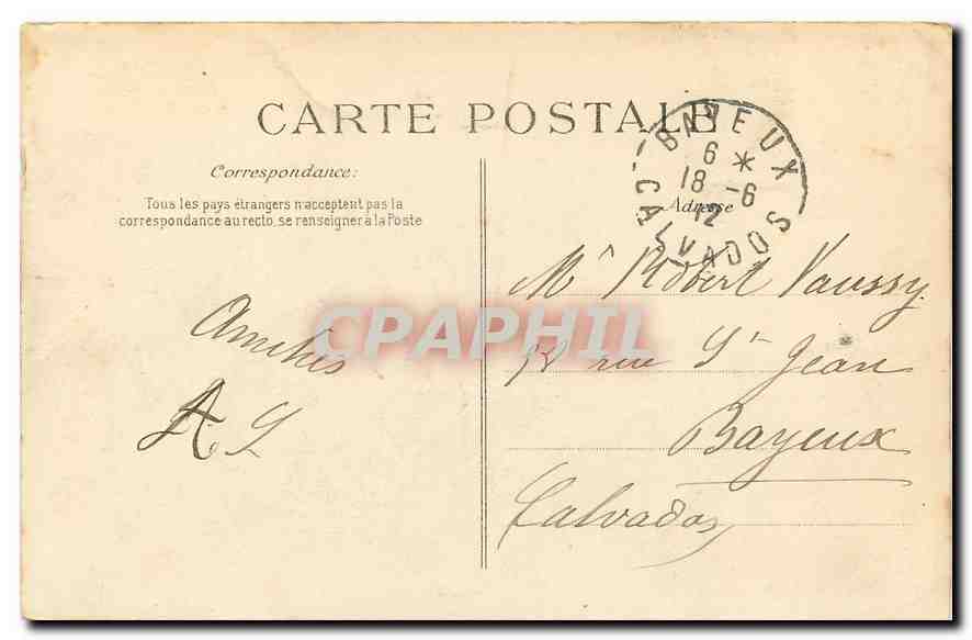 CPA Paris Le Palais de Justice  — Rückseite