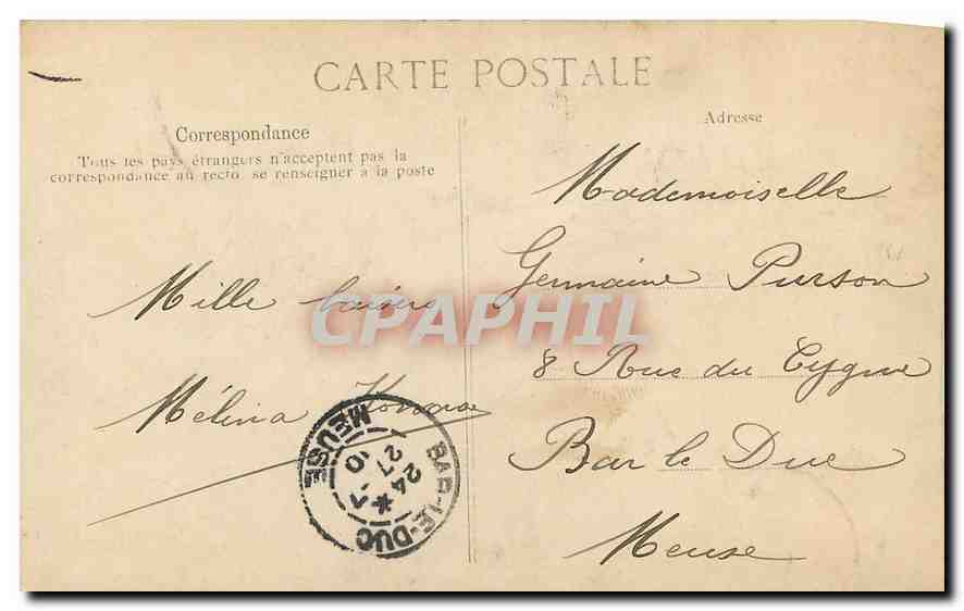 CPA Paris Buttes Chaumont Le Lac et le Belvedere  — Verso