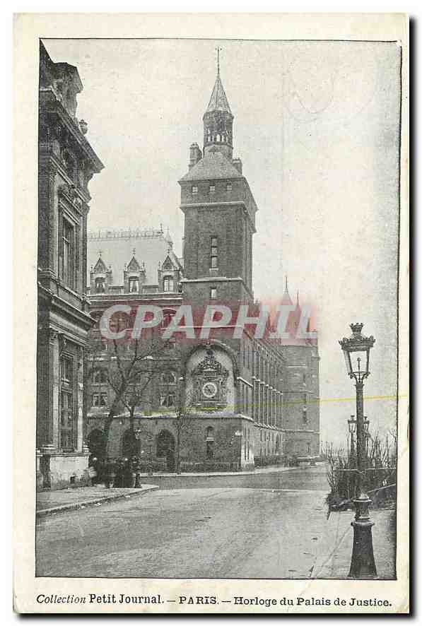 CPA Collection Petit Journal Paris Horloge du Palais de Justice 