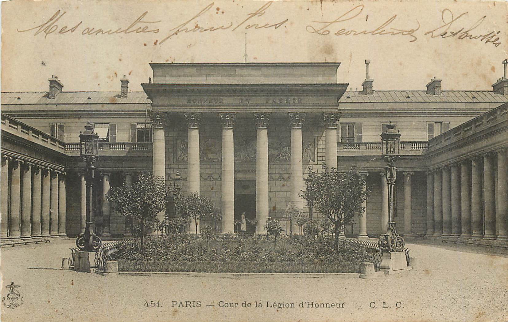 CPA Paris Cour de la Legion d'Honneur 