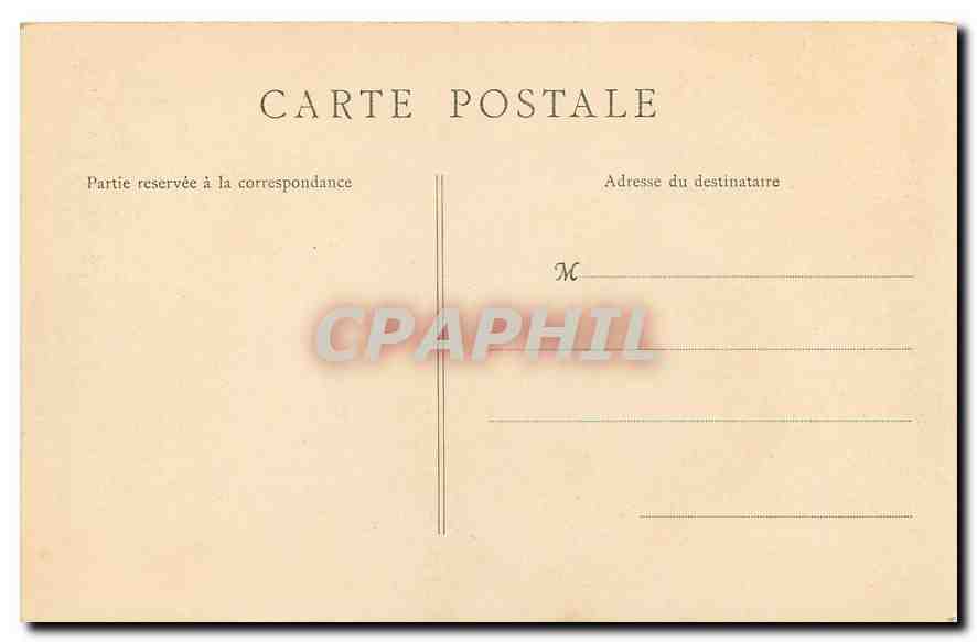 CPA Paris Parc Monceau La Rotonde  — Rückseite