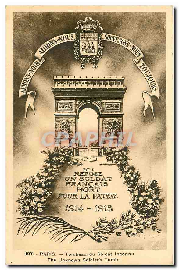 CPA Paris Tombeau du Soldat Inconnu 