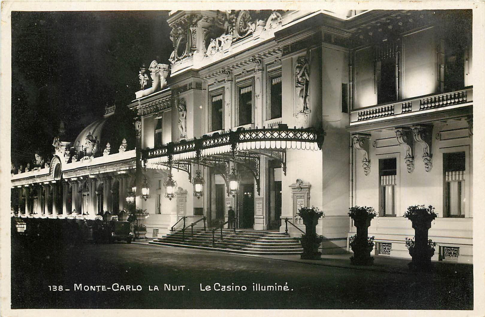 Monte-Carlo — The Illuminated Casino — Edition La Cigale, Monaco, no. 138