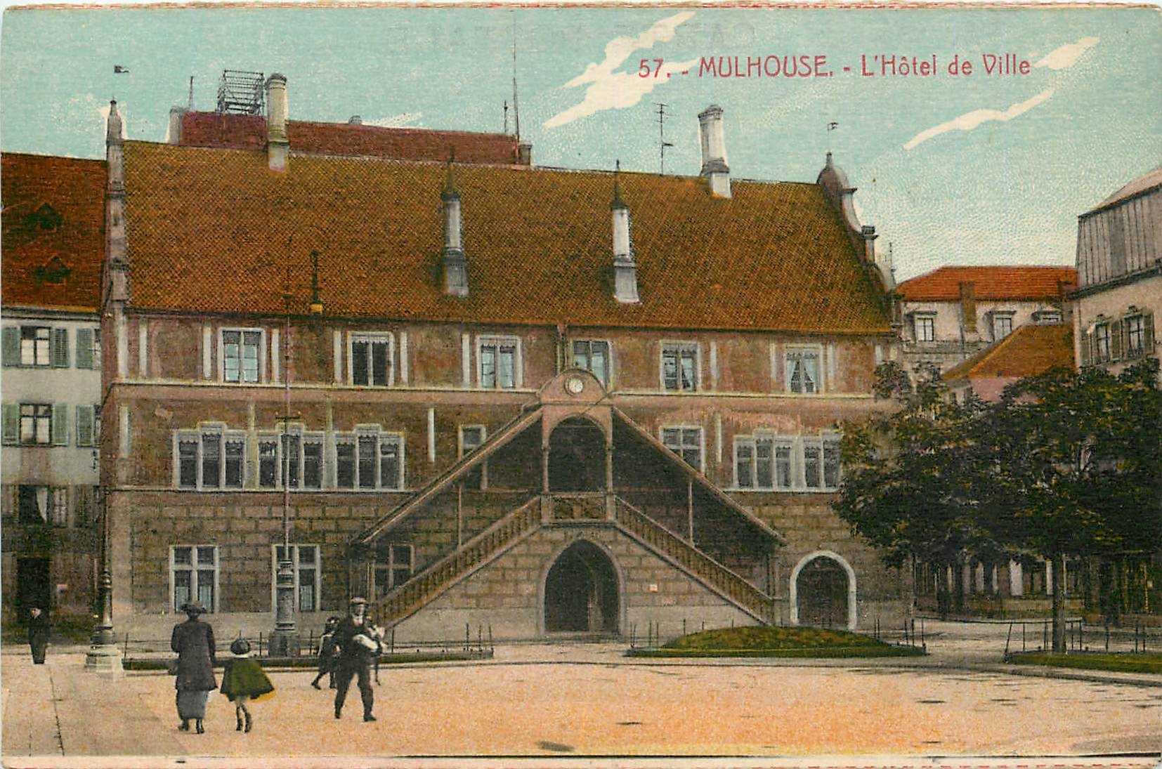 CPA Mulhouse L'Hotel de Ville 
