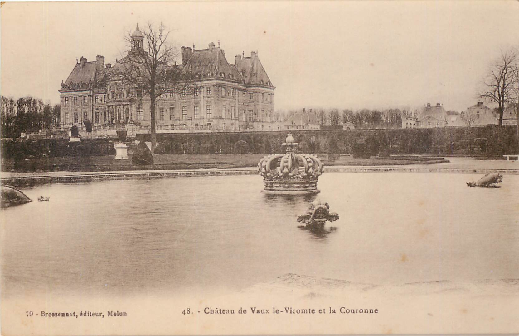 CPA Chateau de Vaux le Vicomte et la Couronne 