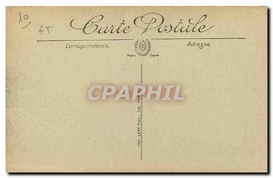 CPA Les Ruines de la Grande Guerre Vailly Abside de l'Eglise Militaria — Rückseite