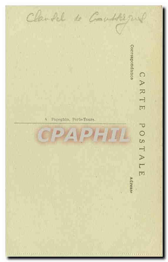 CPA Malmaison S et O Le Vestibule d'Honneur  — Rückseite