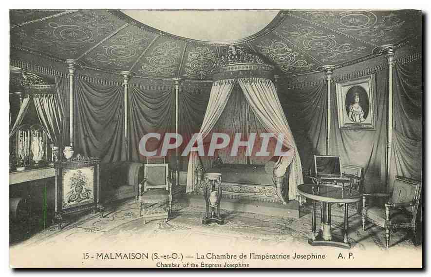 CPA Malmaison S et O La Chambre de l'Imperatrice Josephine 