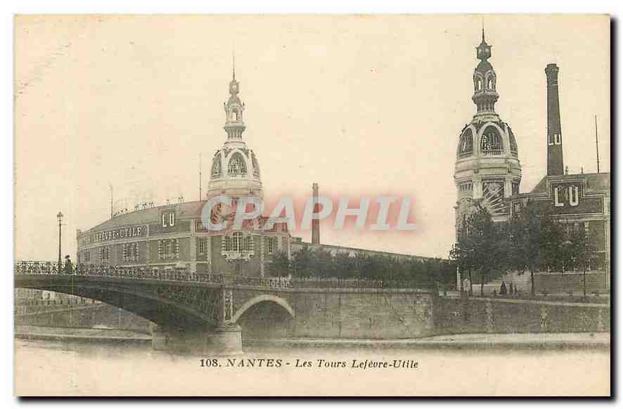 CPA Nantes Les Tours Lefevre Utile 