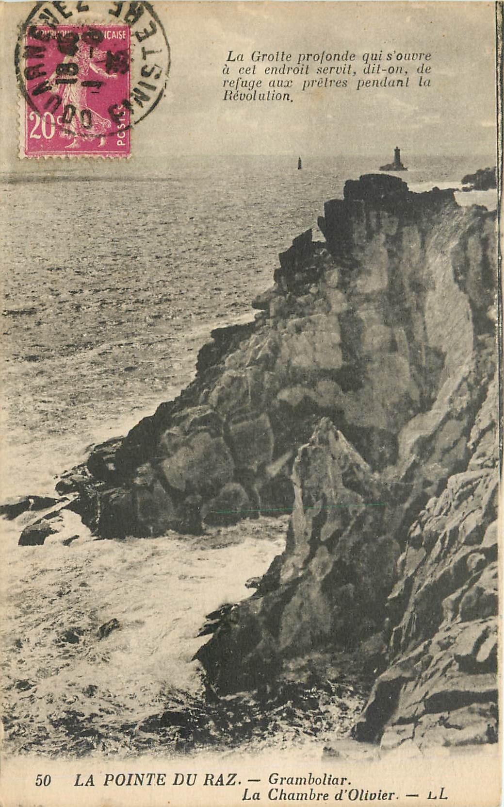 CPA La Pointe du Raz Gramboliar La Chambre d'Olivier 