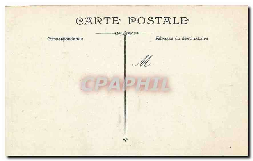 CPA Bordeaux Monument des Girondins Detail  — Verso