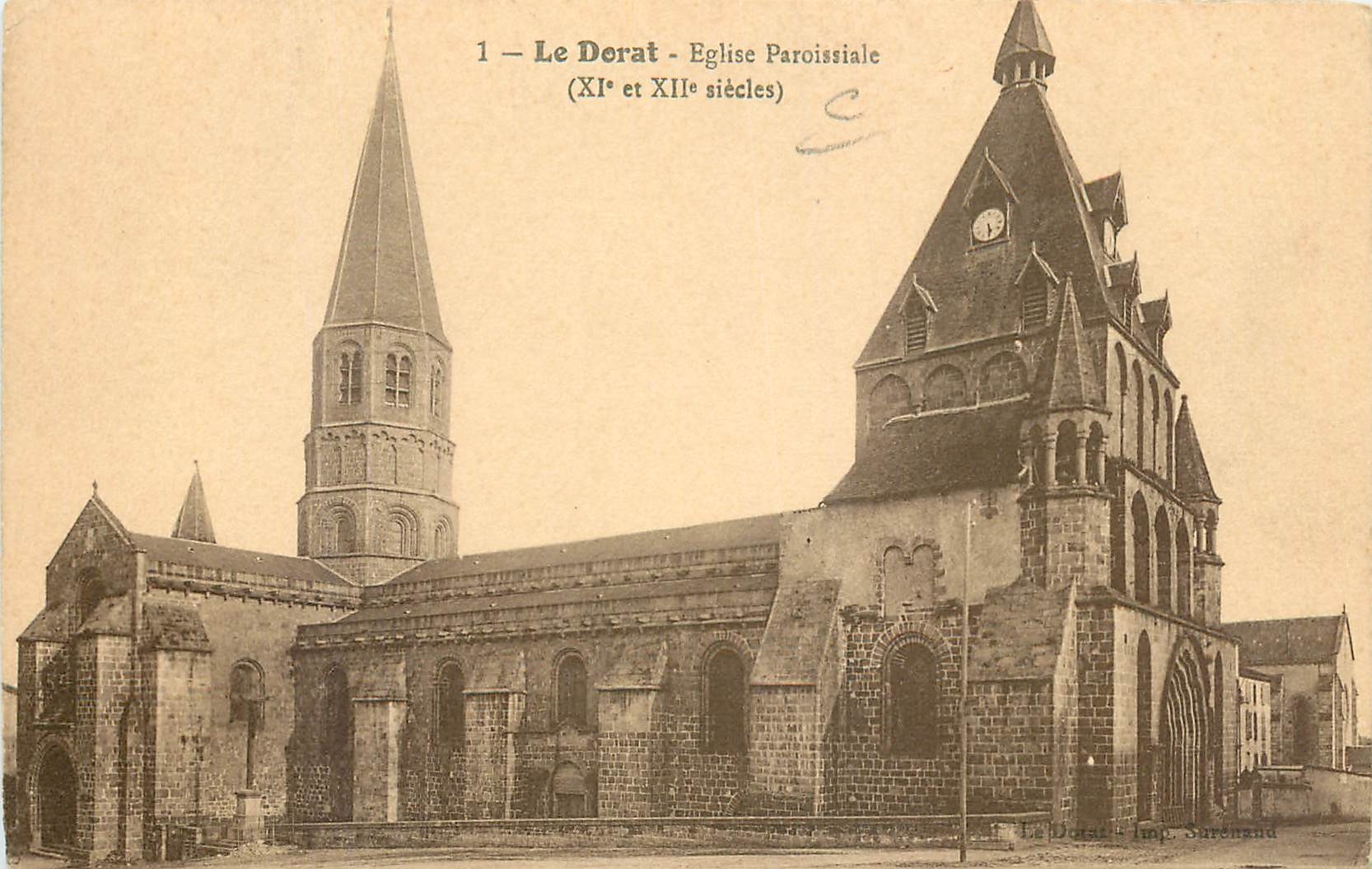 CPA Le Dorat Eglise Paroissiale 
