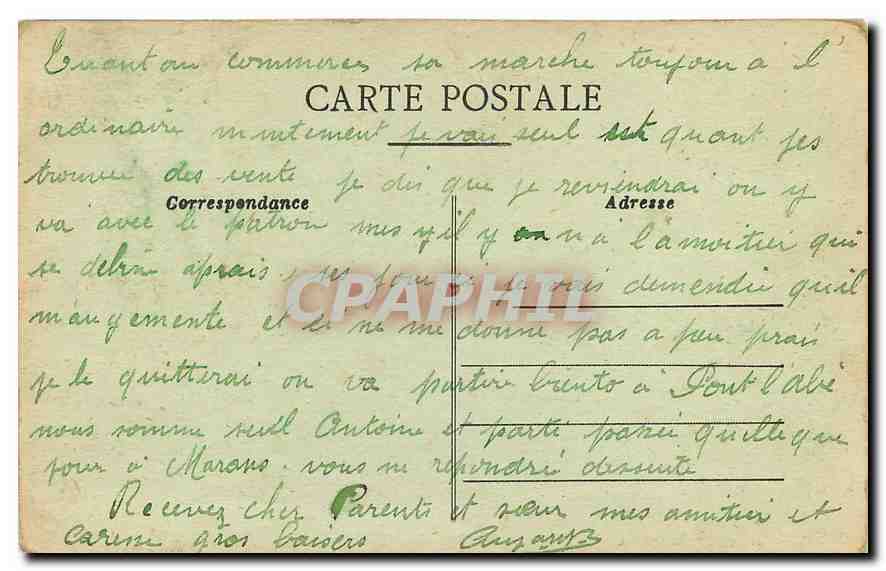CPA Rochefort Pont Transbordeur de Martrou Torpilleurs en Charente Bateau — Rückseite
