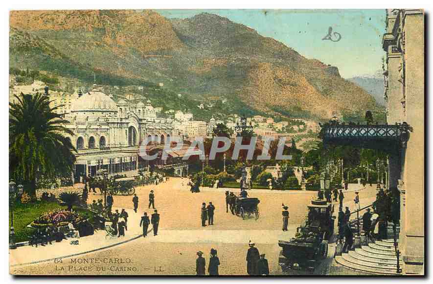 CPA Monte Carlo La Place du Casino 