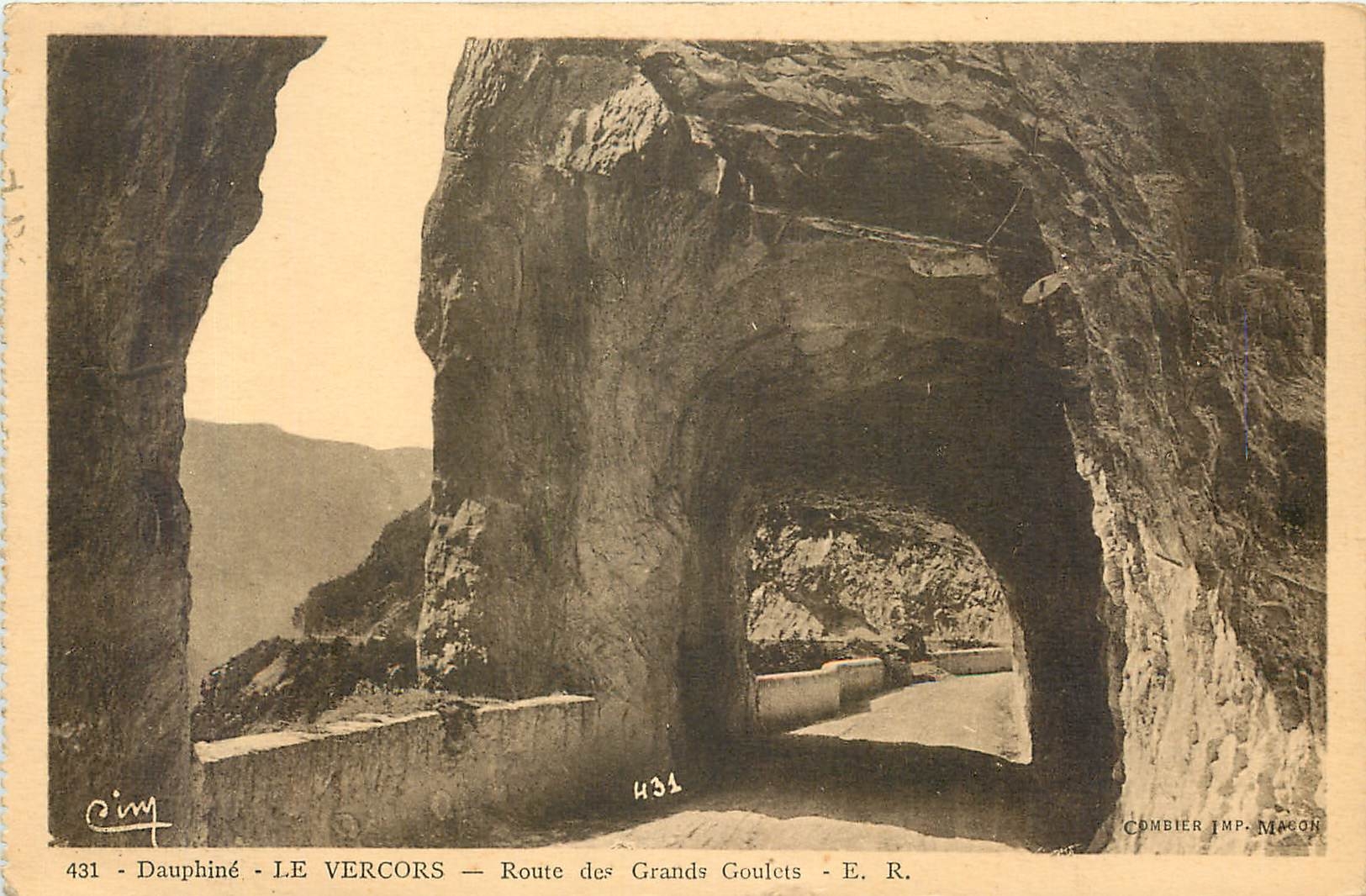 CPA Dauphine le Vercors Route des Grands Goulets 