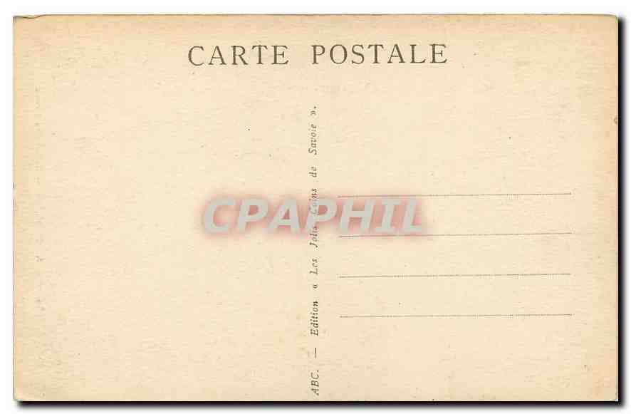 CPA Les Jolis coins de Savoie Vallee du Borne Defile des Evaux  — Rückseite