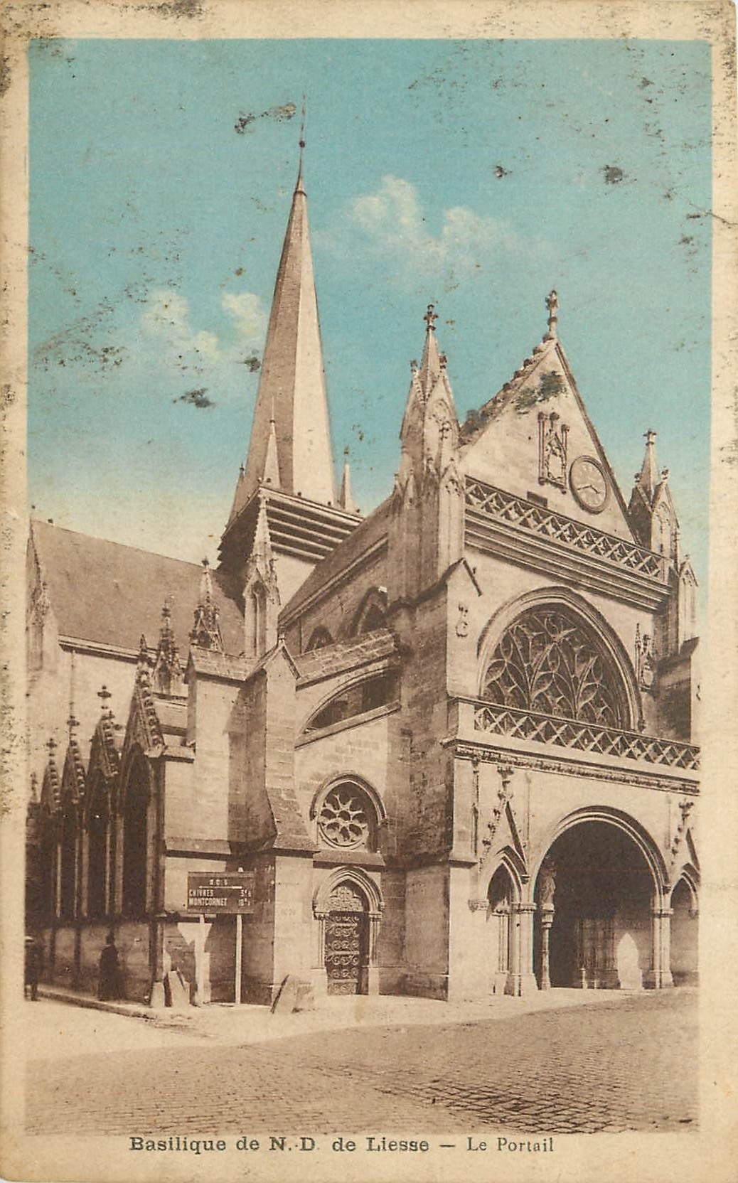CPA Basilique de N D de Liesse le Portail 