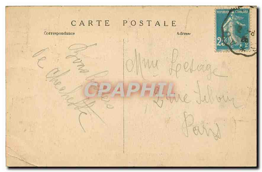 CPA Basilique de longpont S et O commencee au XI siecle et terminee au XIII  — Rückseite