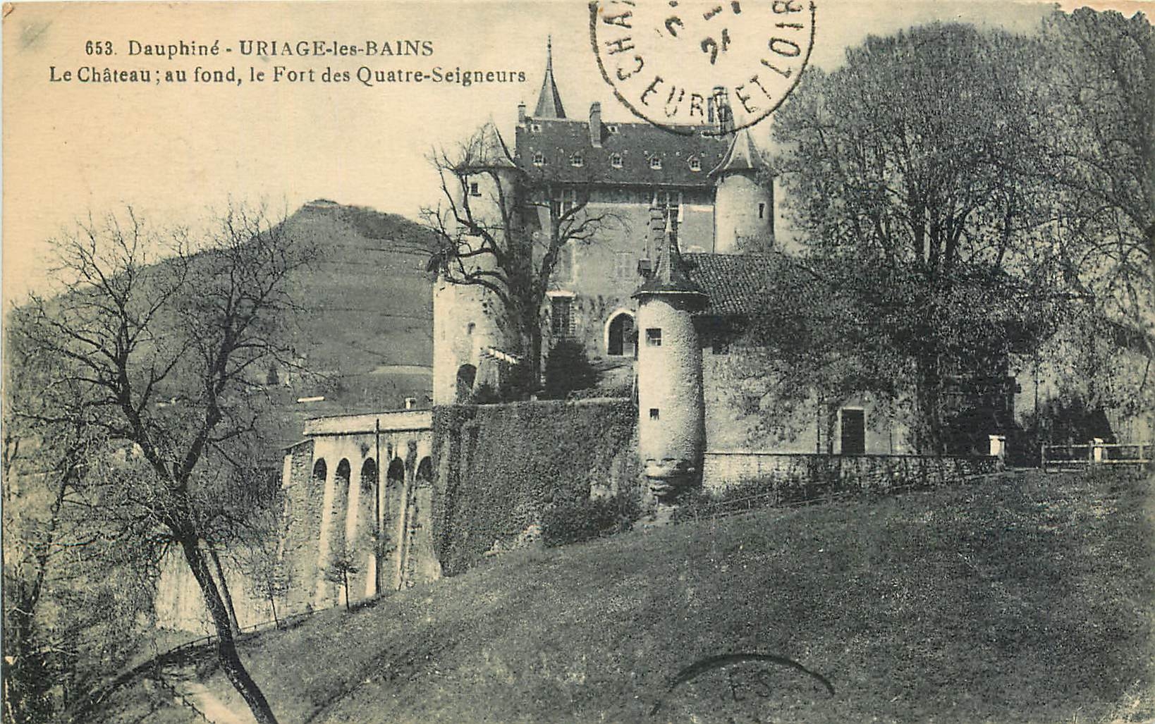 Uriage-les-Bains — Le Château et le Fort des Quatre-Seigneurs — Edit. Bourcier, Grenoble