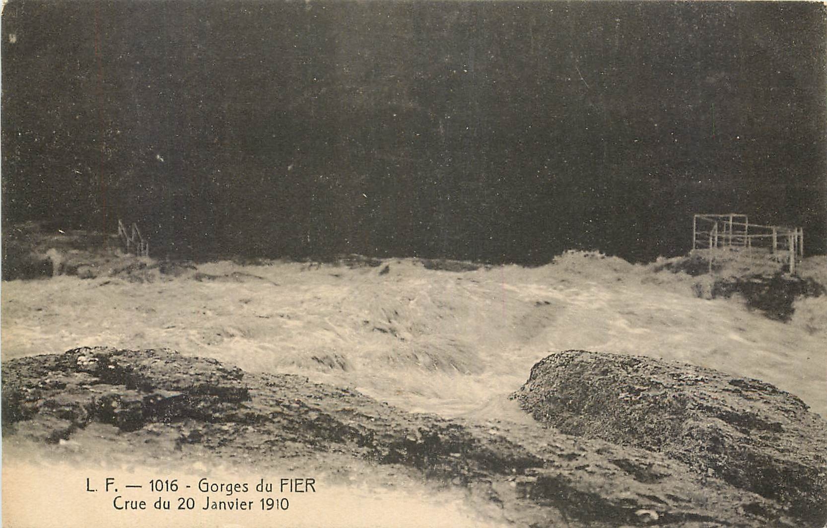 CPA Gorges du Fier Crue du 20 Janvier 1910 