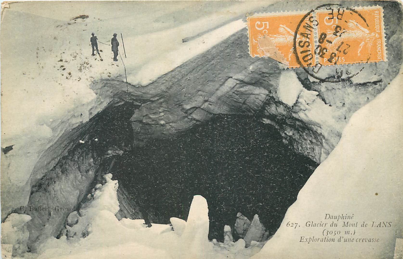 CPA Dauphine Glacier du Mont de Lans 