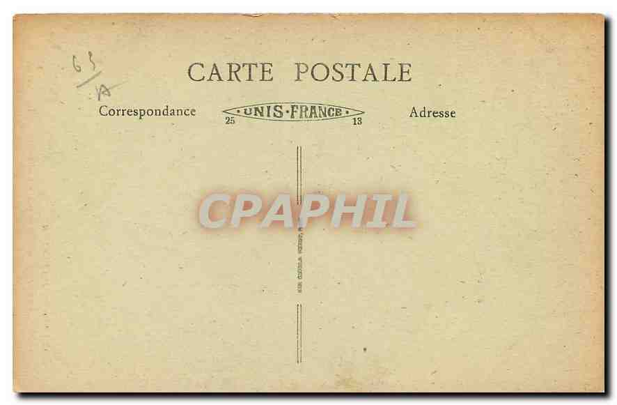CPA L'Auvergne illustree Clermont Ferrand Cathedrale le portail  — Rückseite