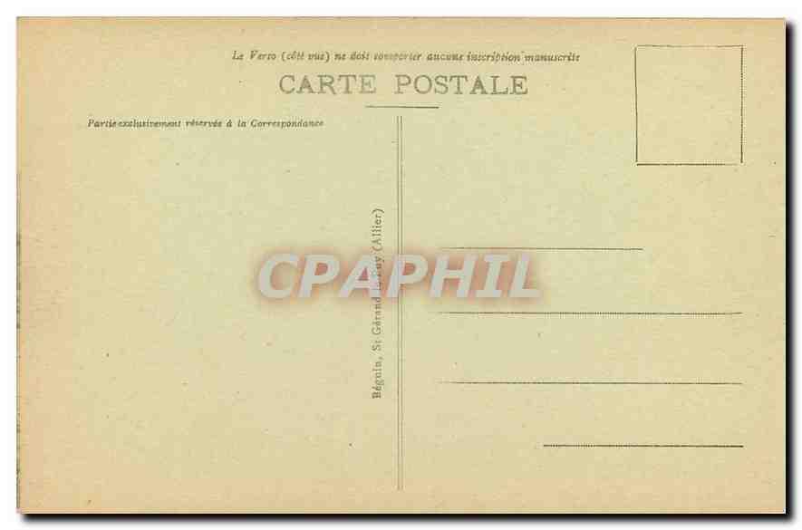 CPA L'Auvergne pittoresque les rochers Tuiliere et Sanadaire et la Vallee de Rochefort  — Verso