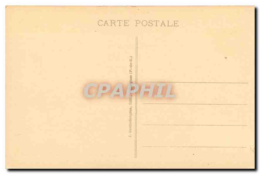 CPA L'Auvergne poetic le Mont Dore pic du Capucin  — Rückseite