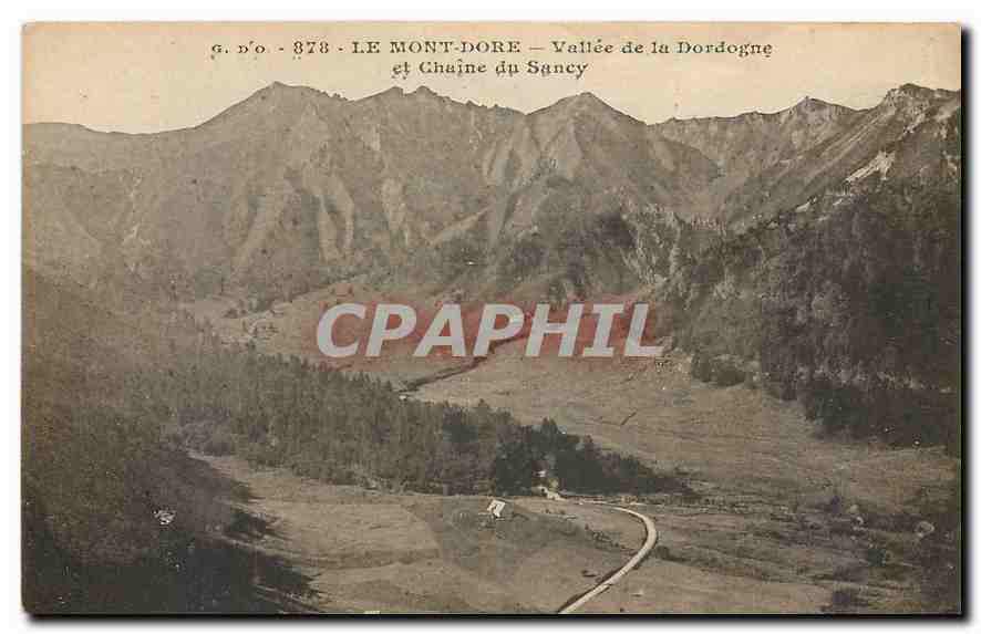 Le Mont-Dore — Vallée de la Dordogne et Chaîne du Sancy — G. d'O - 878
