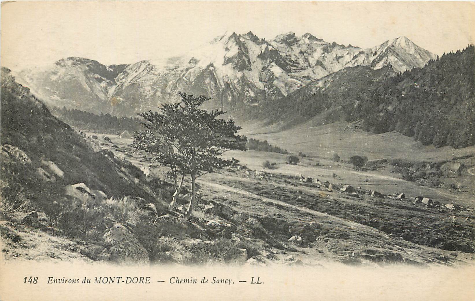 CPA Environs de Mont Dore Chemin de Sancy 