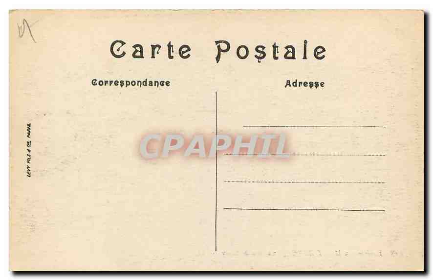 CPA Environs de Mont Dore Chemin de Sancy  — Rückseite