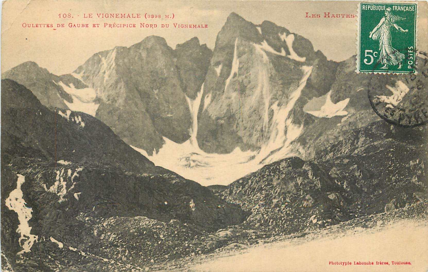 CPA Le Vignemale oulettes de Gaube et precipice nord du Vignemale 