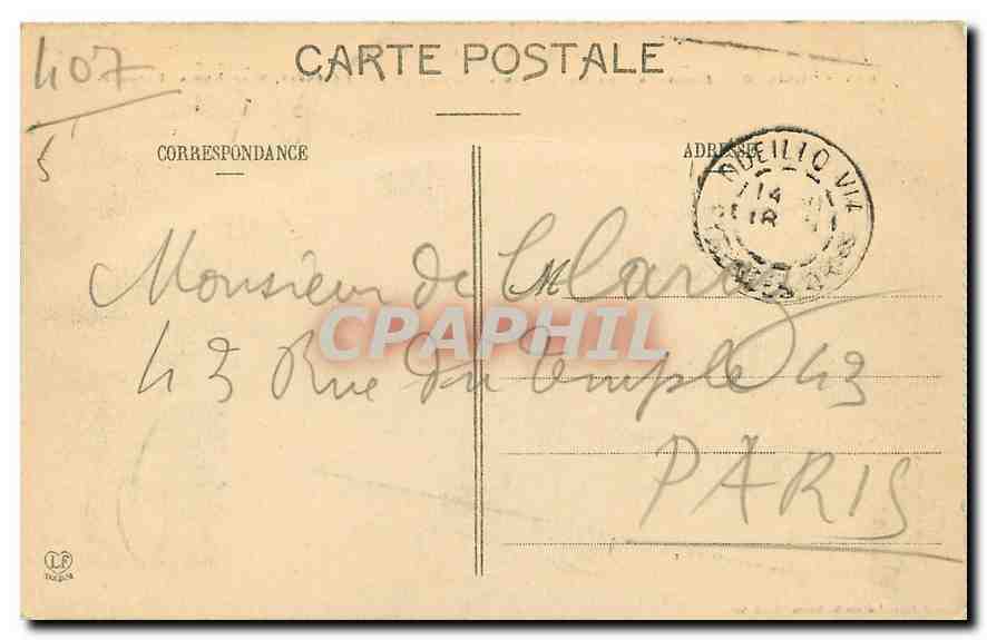 CPA Les Pyrenees Orientales Odeillo Agglomeration granitique et la chaine des Pyrenees  — Rückseite