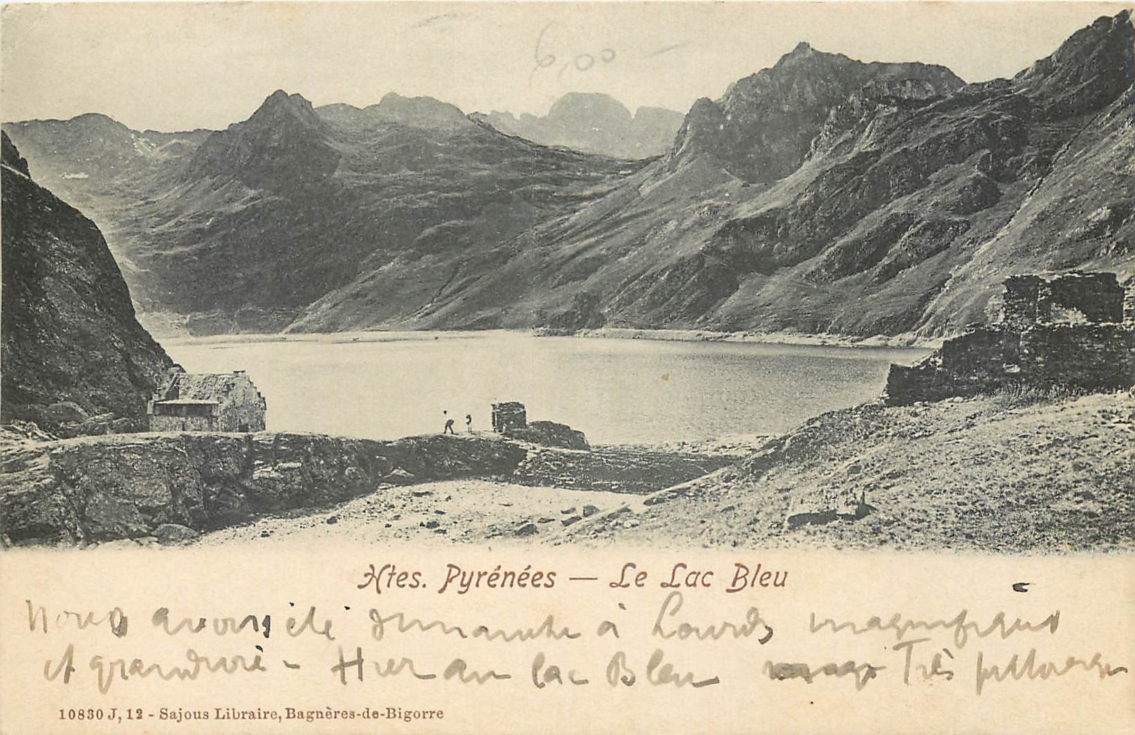 CPA Htes Pyrenees le Lac Bleu 