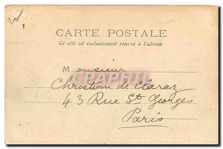 CPA Cinq Mars la Pile I et L le Chateau  — Rückseite