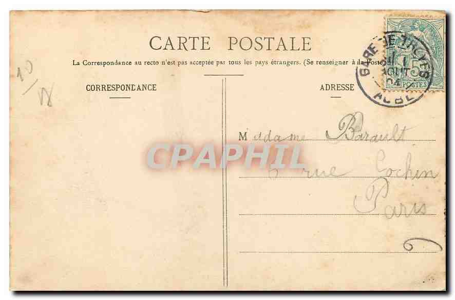 Troyes - Jubé de la Madeleine (Entrée) — Coll. S. W. et Claire — Reverso