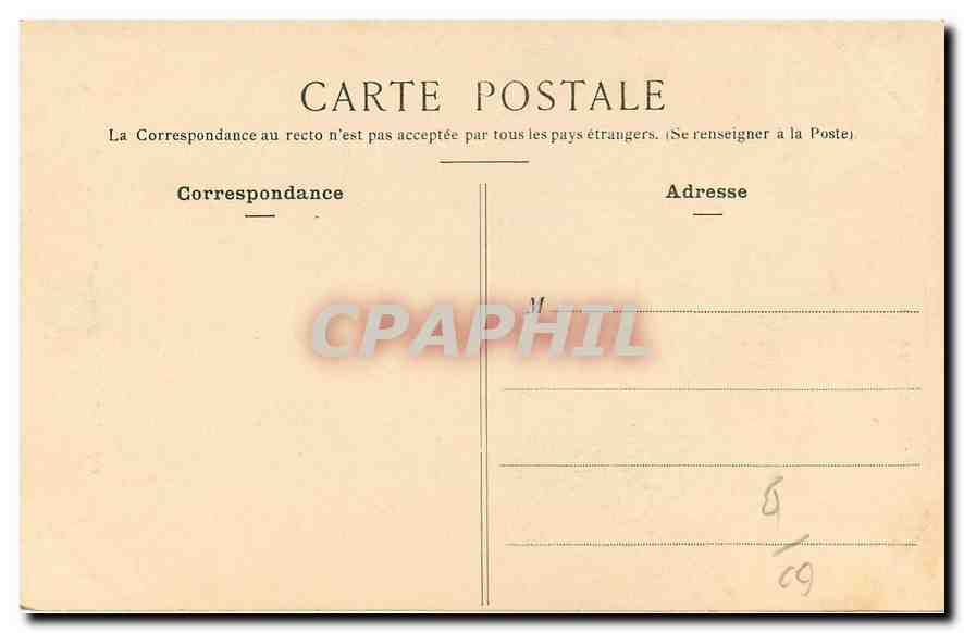CPA Beauvais Tours du Palais de Justice  — Rückseite
