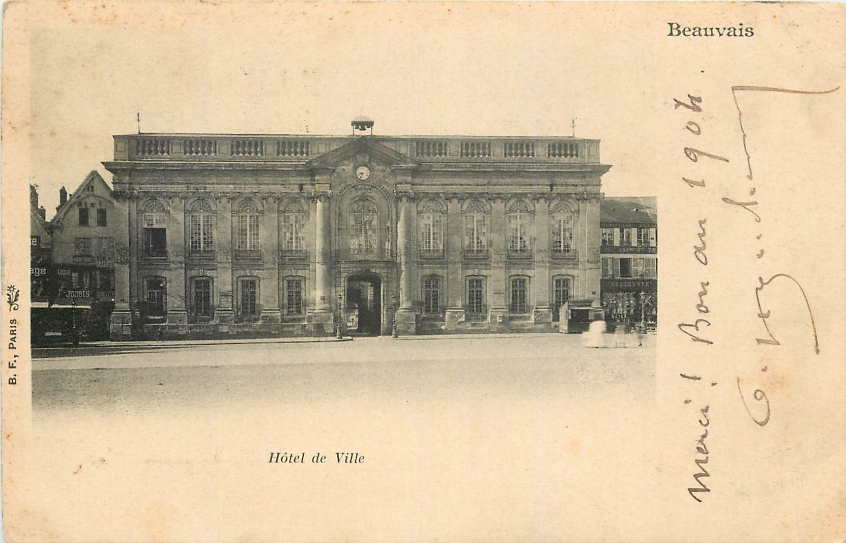 Beauvais — Hôtel de Ville — B.F., Paris