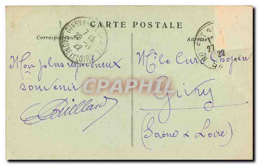 CPA Paris Notre Dame  — Rückseite