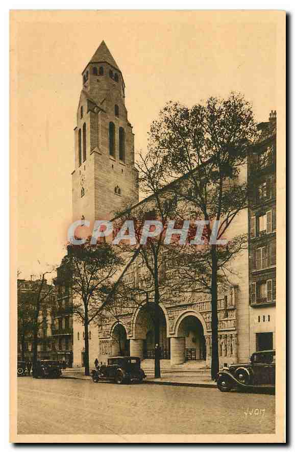 CPA Paris en Flanant Eglise St Pierre de Chaillot 