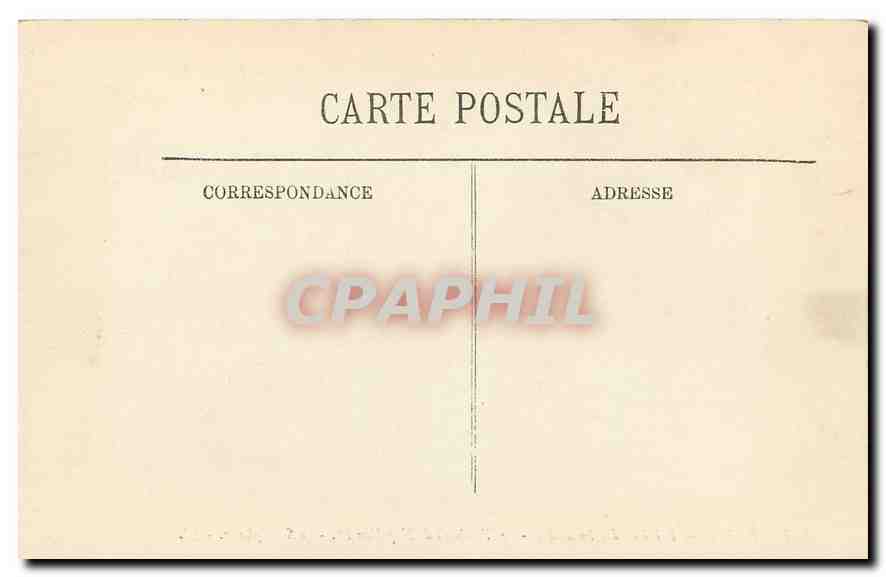 CPA Paris l'Hotel des Invalides le Tombeau de Napoleon Ier le Sarcophage  — Rückseite