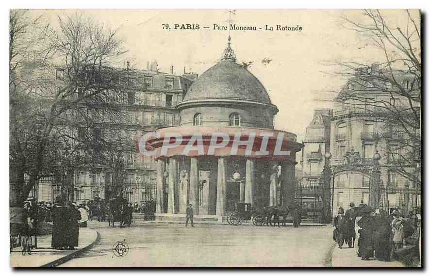 CPA Paris Parc Monceau la Rotonde 