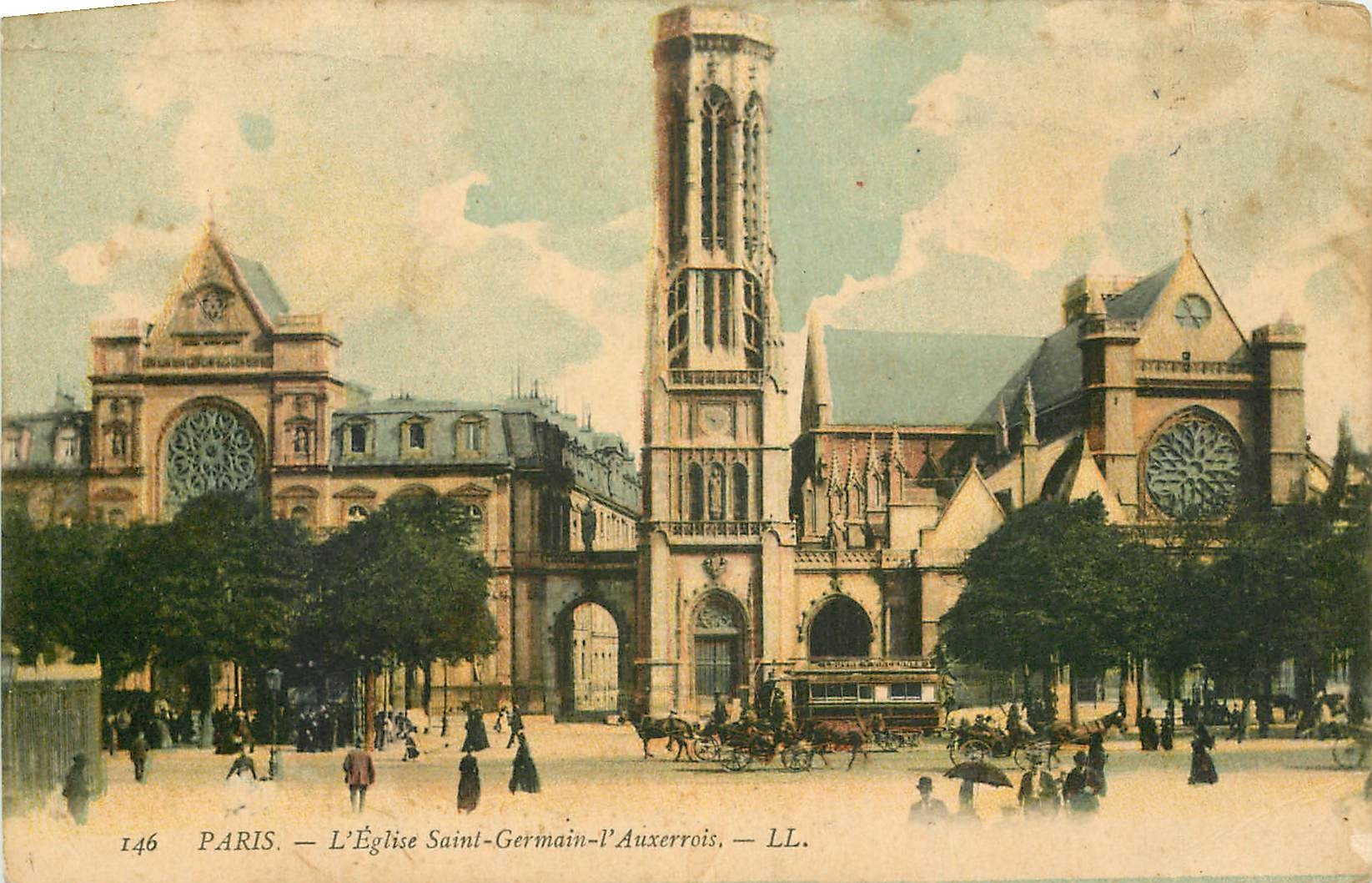 CPA Paris l'eglise Saint Germain l'Auxerrois 