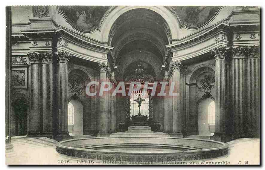CPA Paris Hotel des Invalides Interieur vue d'ensemble 