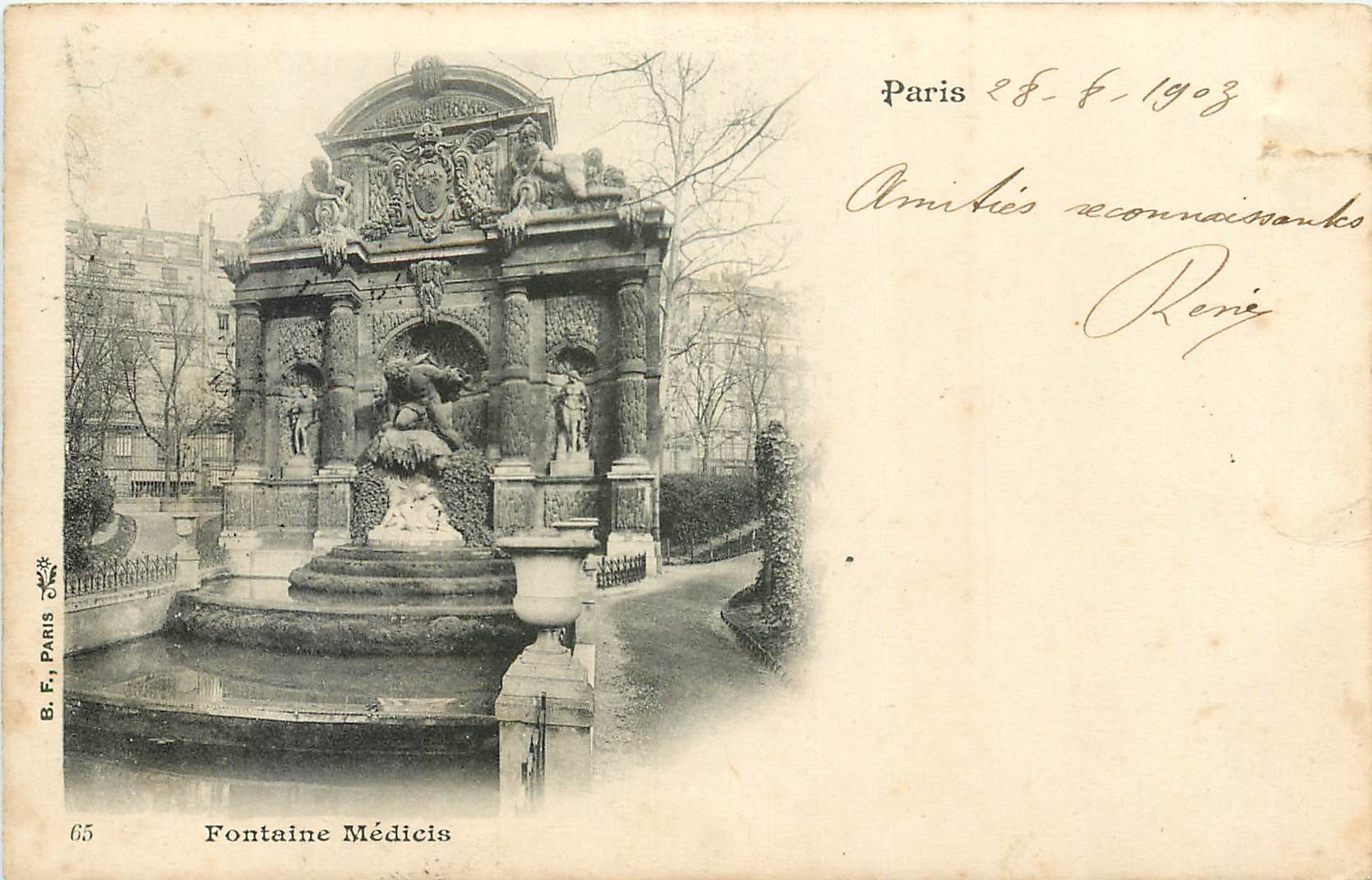 CPA Paris Fontaine Medicis 