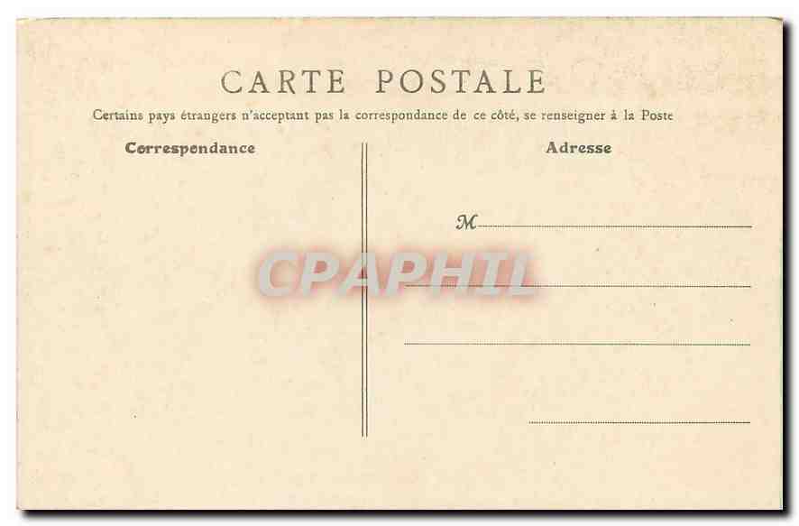 CPA Paris Parc Monceau la Colonnade  — Rückseite