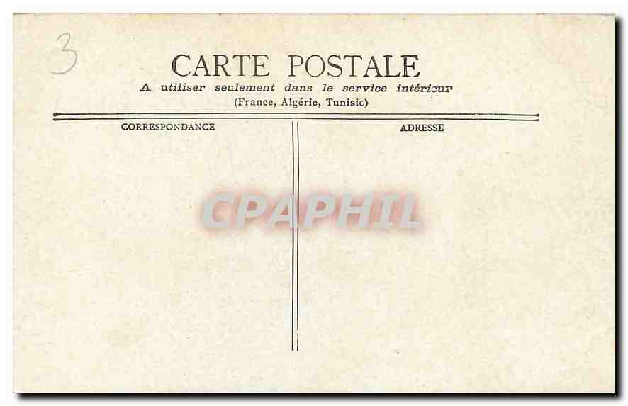 CPA Paris les Arts et Metiers et la Rue Reaumur  — Rückseite