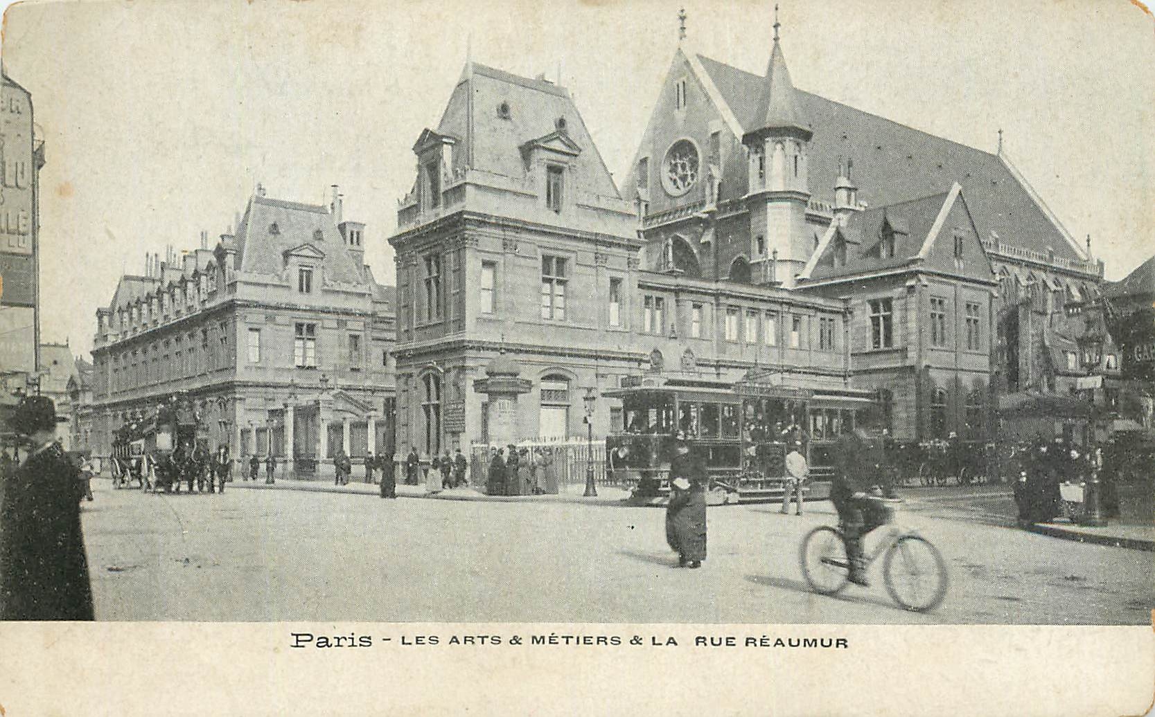 CPA Paris les Arts et Metiers et la Rue Reaumur 