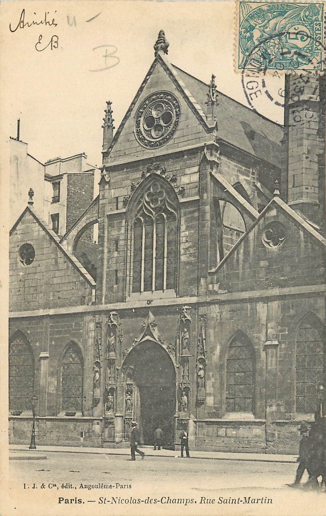 CPA Paris St Nicolas des Champs Rue Saint Martin 