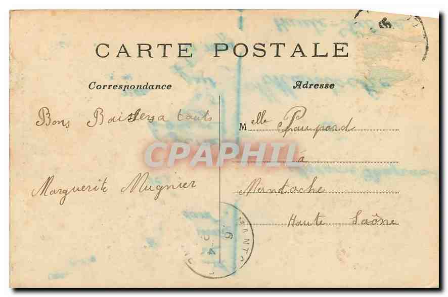 CPA Paris Notre Dame  — Verso